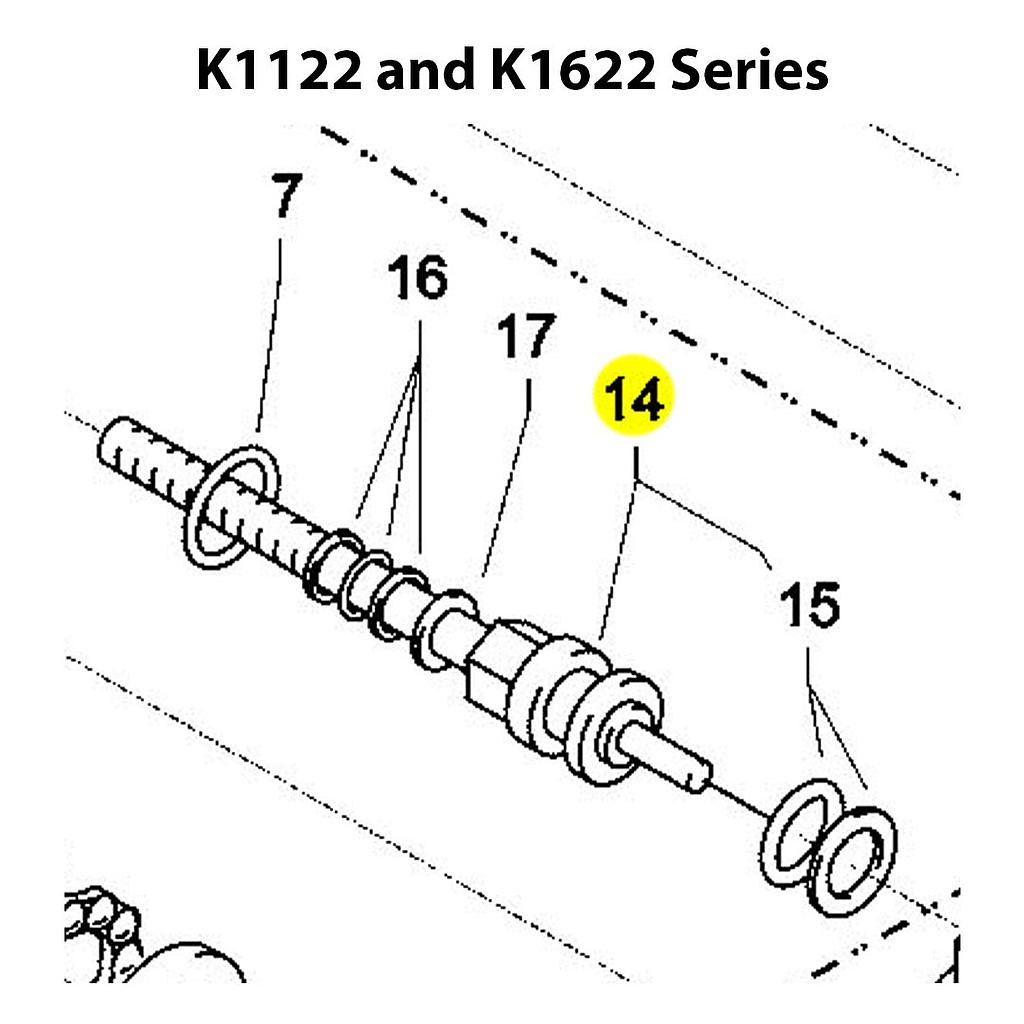 Kränzle Unloader Control Piston with Seals 1122 1622