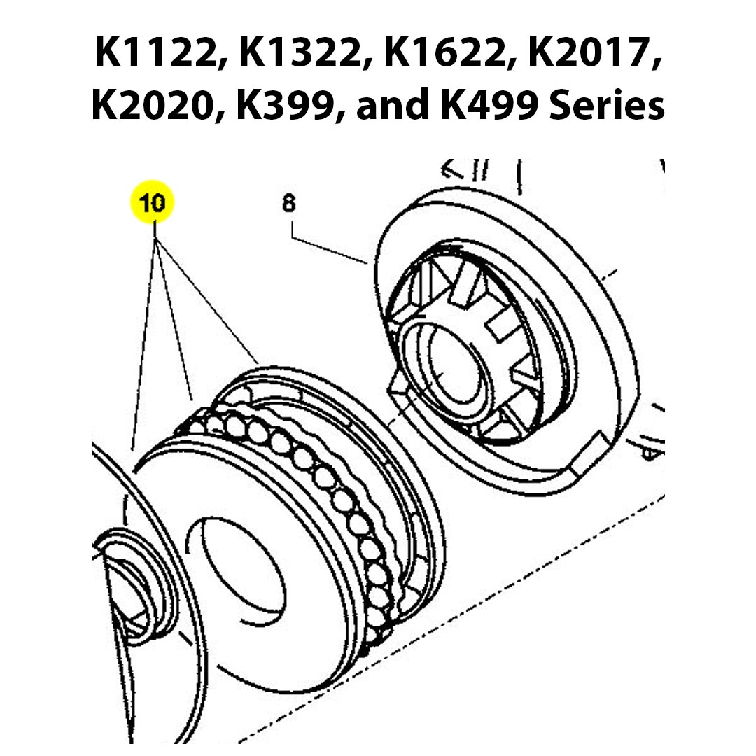 Kränzle Bearing Set 1122 1322 1622-image_1