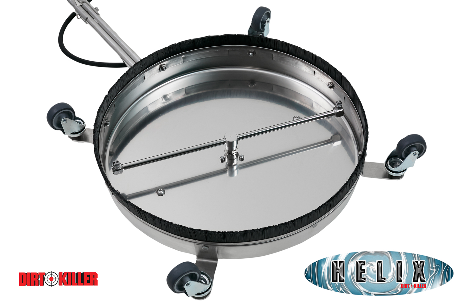Silver Helix Flat Surface Cleaner 21" Diameter Stainless Steel-image_3