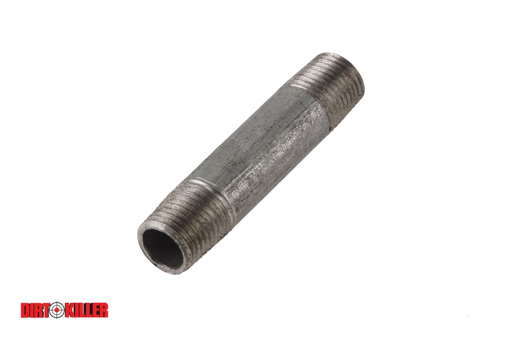  Stainless Steel 1/4" Pipe Nipple x 2.5" Long