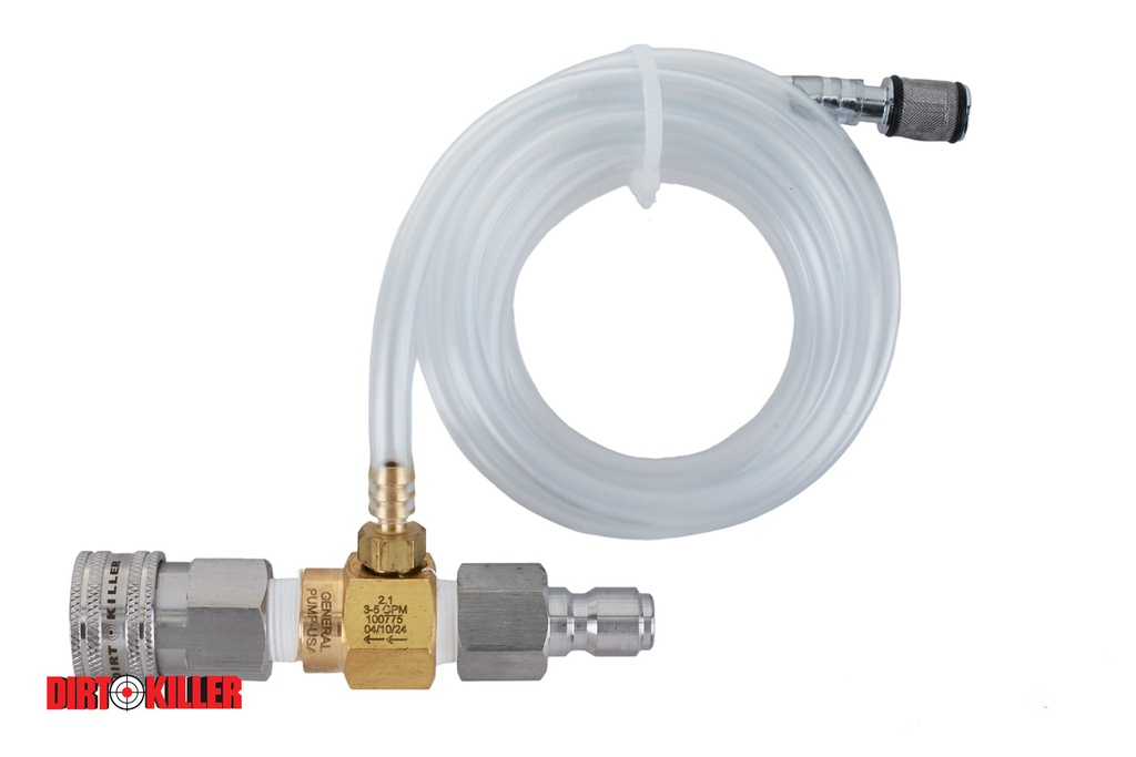  2.1 High Draw Soap Injector Complete With QC's