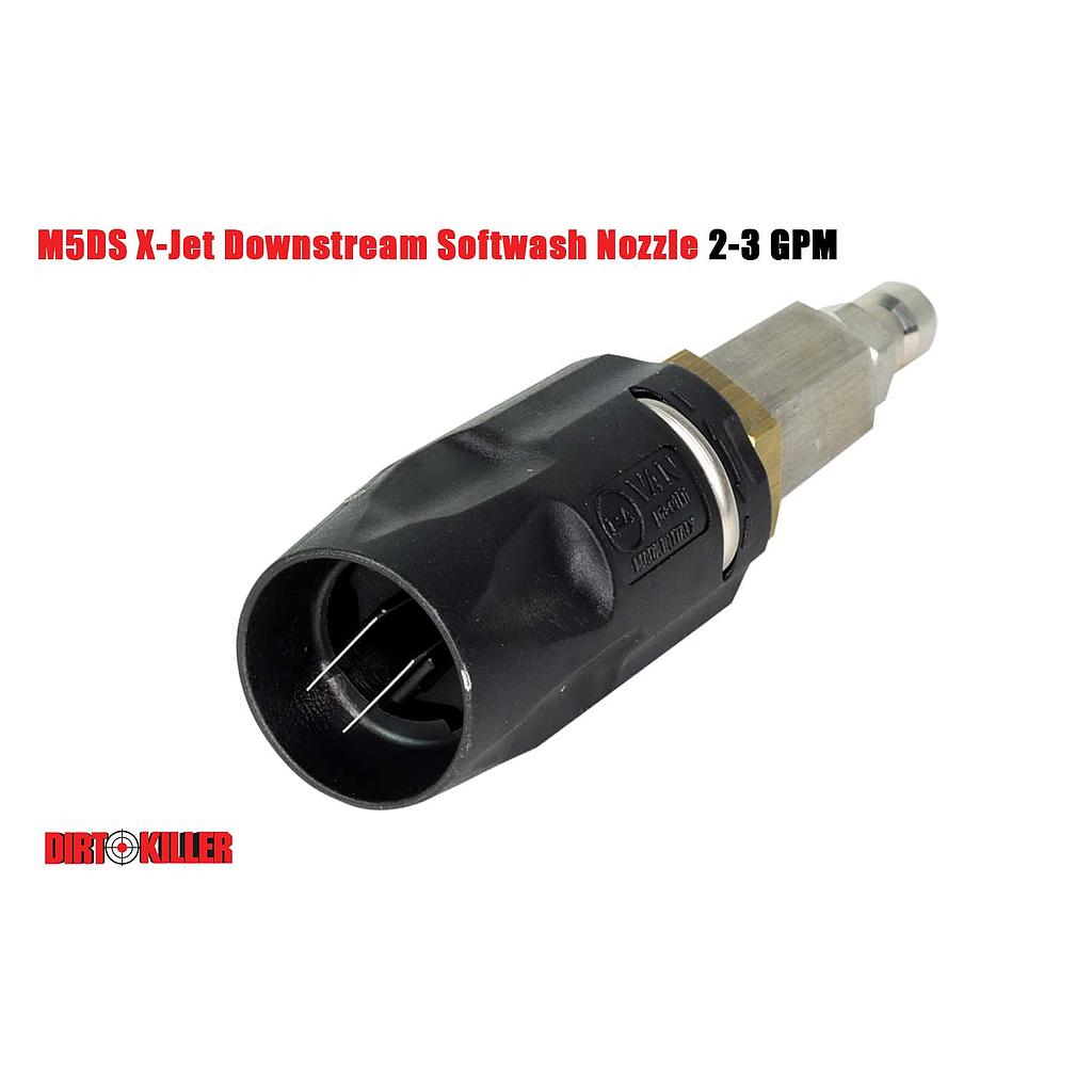 M5DS Downstream Softwash Nozzle 2-3GPM, X-Jet