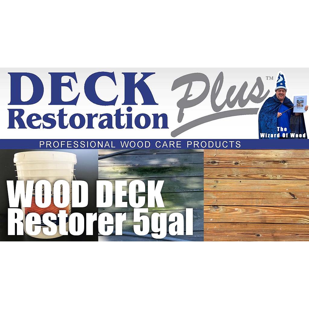  Deck Restoration Plus Deck and Wood Restorer 5 Gallon