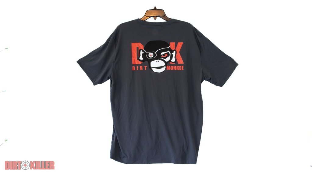 [9400001] Dirt Monkee T-Shirt - Sport Tek - SH Bleach Safe - Dark Grey