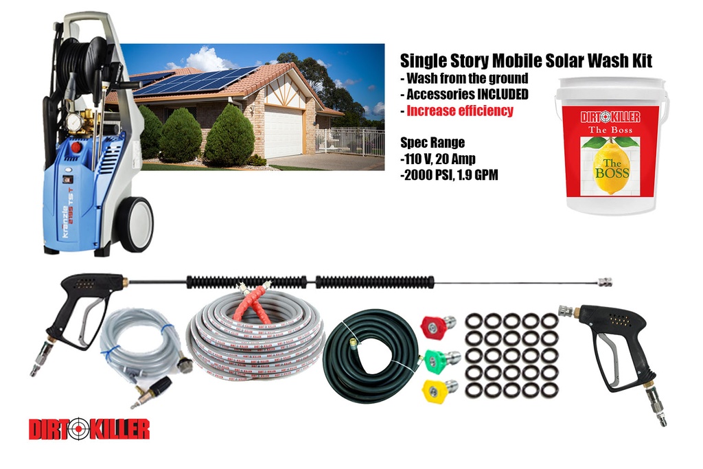 Solar Kit 1 story mobile, 2020T w/ Accessories
