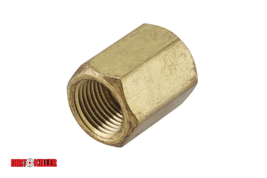 [5100185]  Brass Pipe Coupling 3/8" FNPT