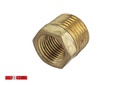  Brass Reducer Bushing 1/2" MNPT x 3/8" FNPT