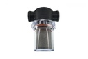 Clear Bowl Filter 1" FNPT Ports 80 Mesh Screen