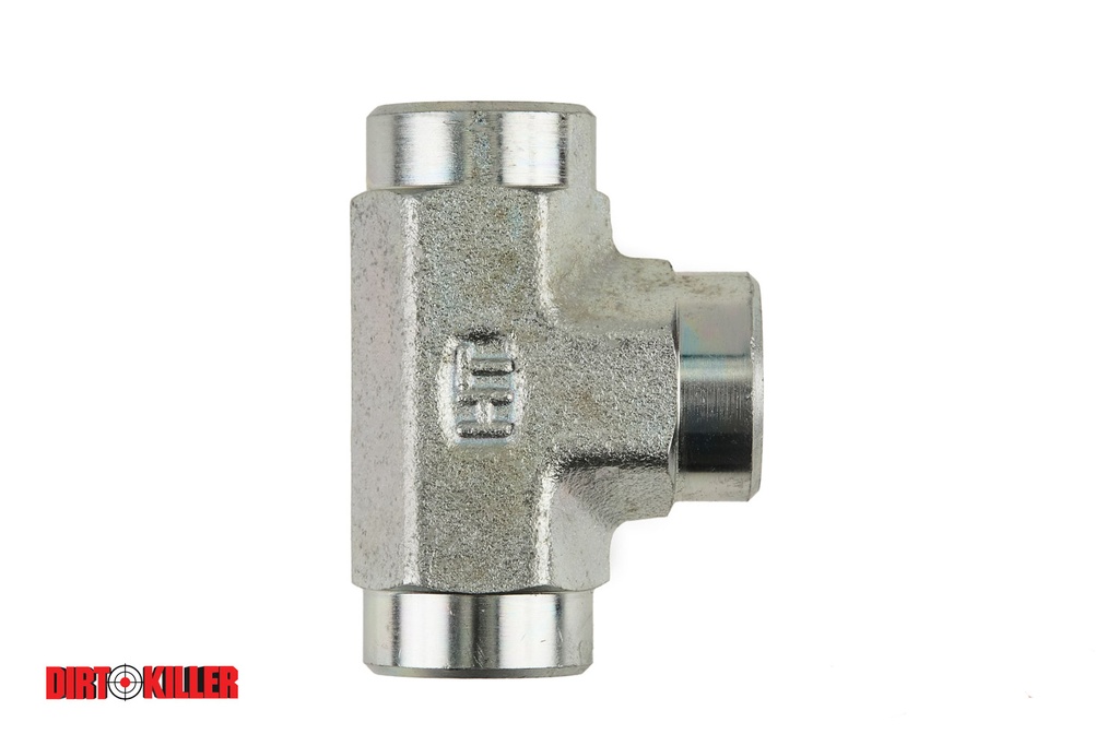  Steel Female Tee 3/8" FNPT