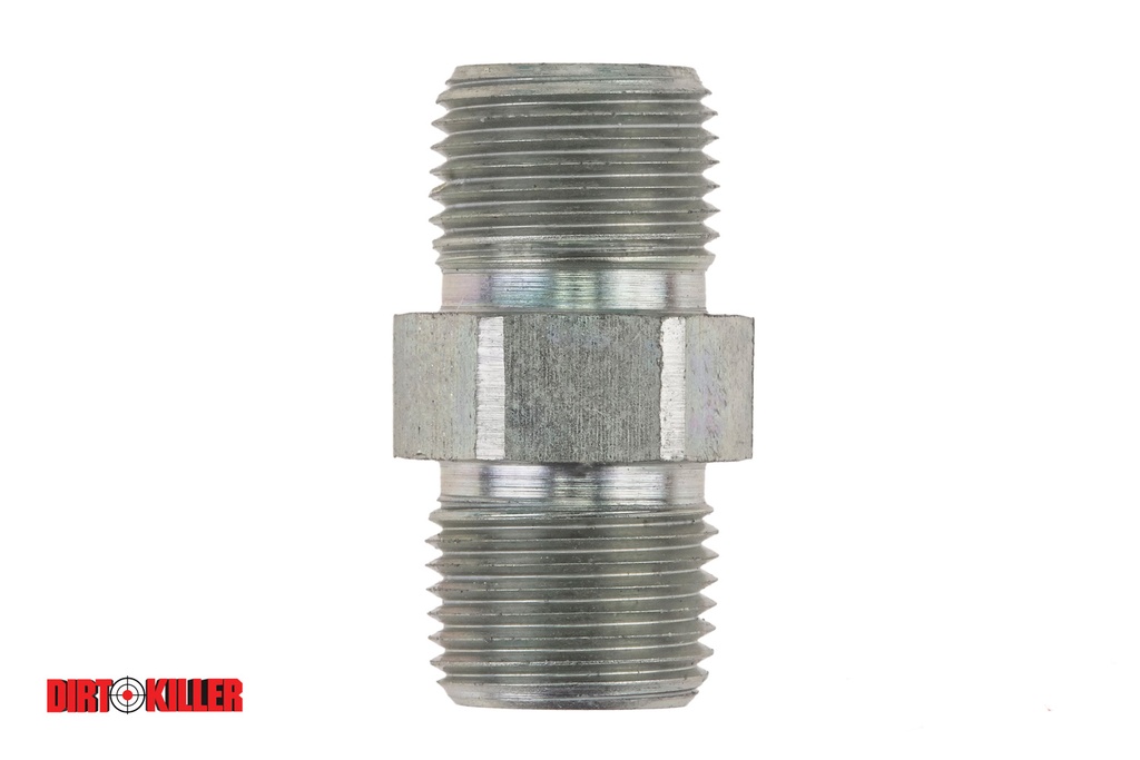 Steel Hex Nipple 3/8" MNPT