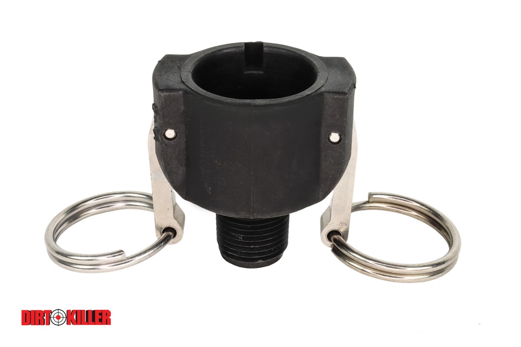  Poly Camlock 1/2" Type B Female Camlock x MNPT