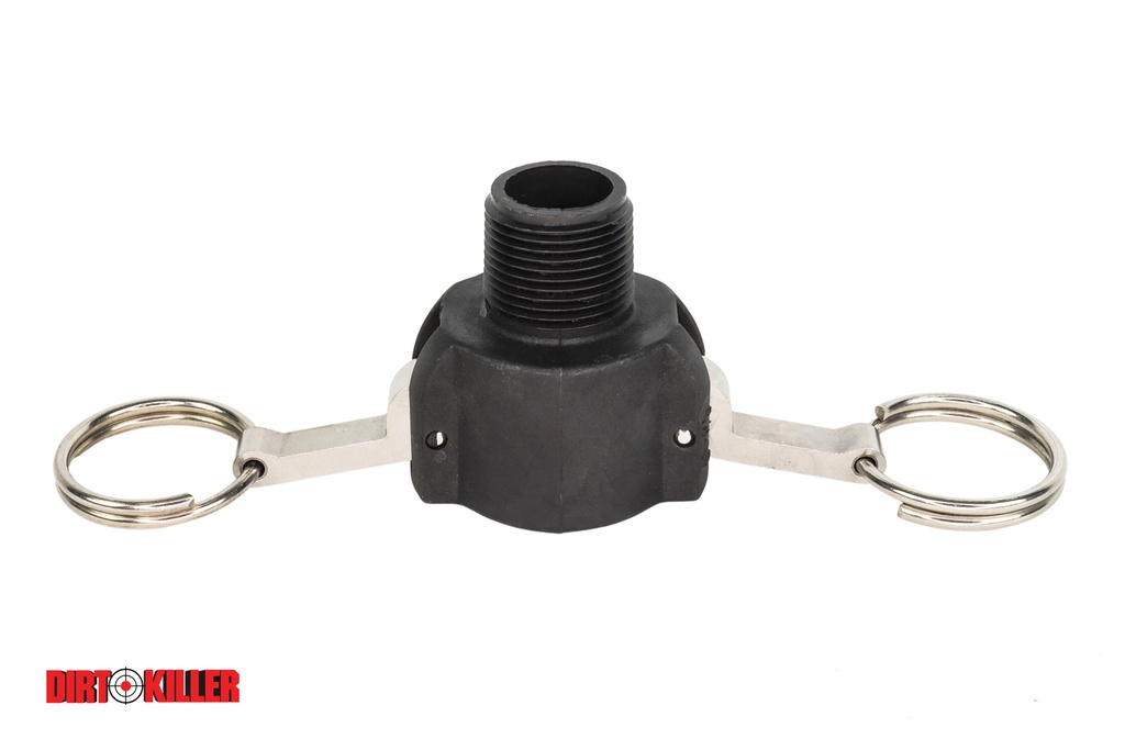  Poly Camlock 3/4" Type B Female Camlock x MNPT