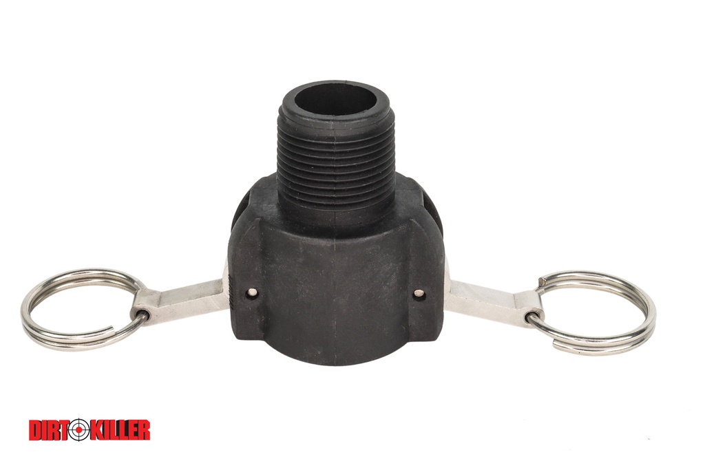  Poly Camlock 1" Type B Female Camlock x MNPT