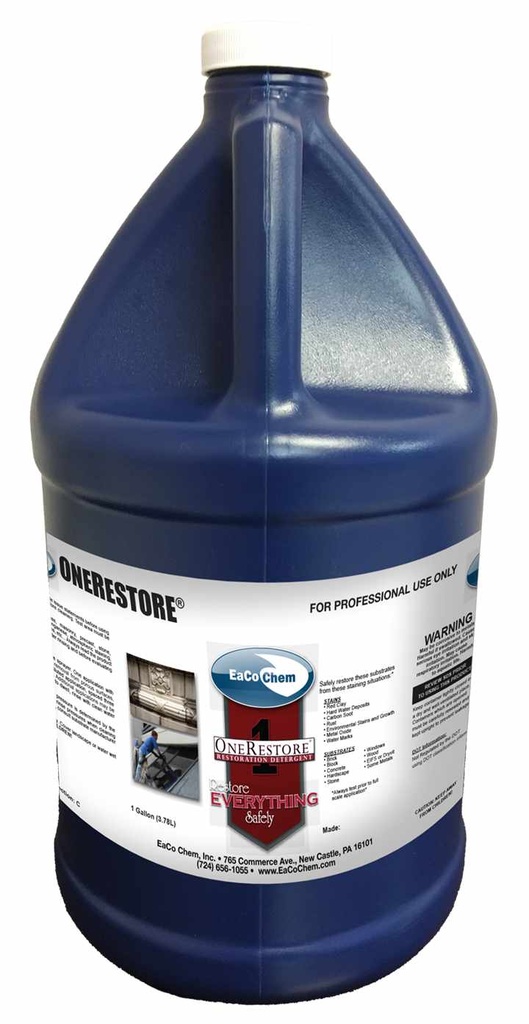 EaCo Chem One Restore 1 Gallon Acid Based Mineral Staining Removal