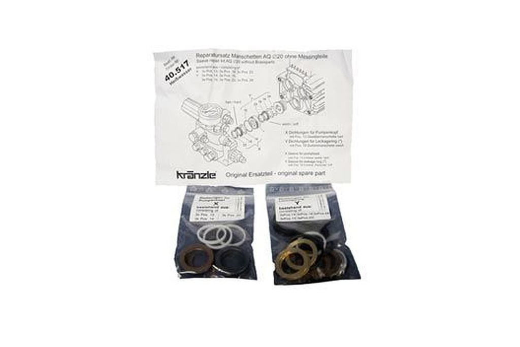  Kränzle AQ Pump Packing Rebuild Kit