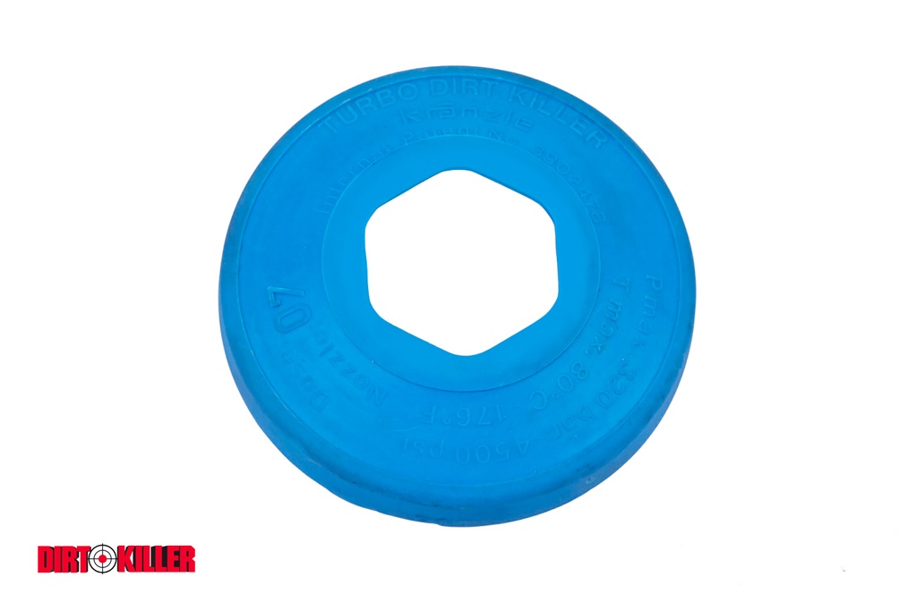 [97415406]  Kränzle Blue Rear Cover Industrial DK Nozzle #7.0 Orifice