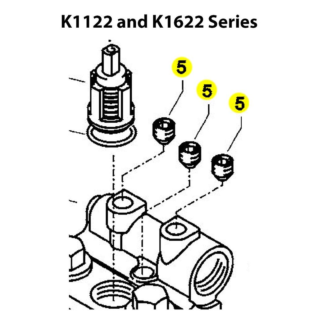 [9713158] Kränzle Sealing Plug M8 x 1 1122 1622