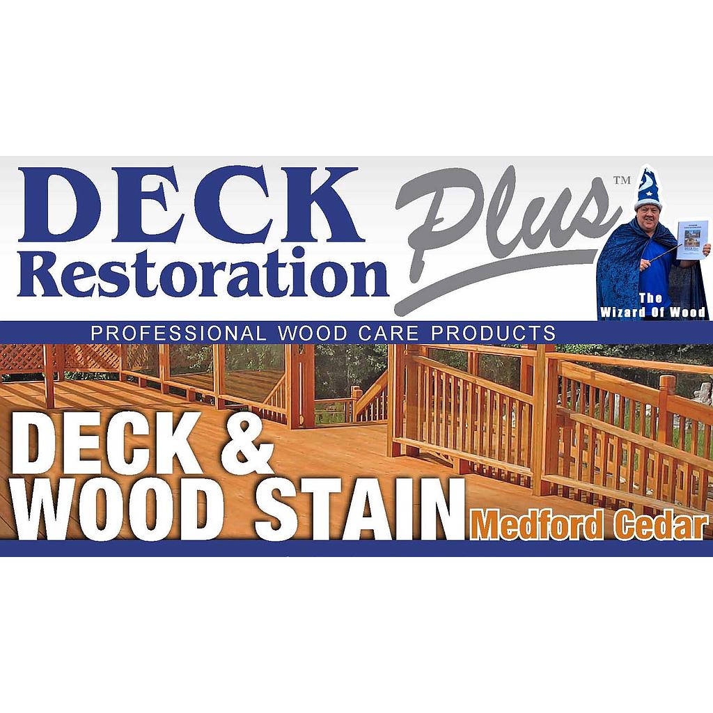 [8100508] Deck Restoration Plus Medford Cedar 1 Gallon Wood Stain