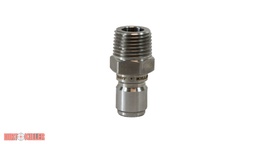 [5100051] 1/2" Stainless Steel Male Plug | Quick Disconnect