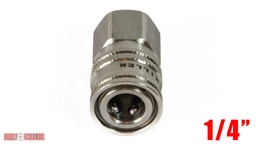 [5100210] 1/4" Stainless Steel Female Socket - Quick Disconnect