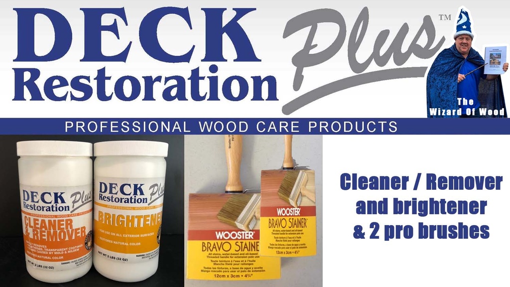 Gasoline DIY Guy Kit, Deck Restoration Plus products