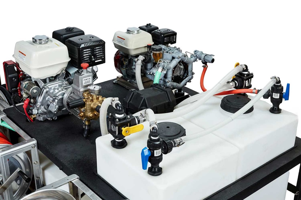  Aluminum Table Top Drop Skid With Key Start GX390 Kranzle AQ Pump and GX200 Comet P36 Combo-image_40.jpg