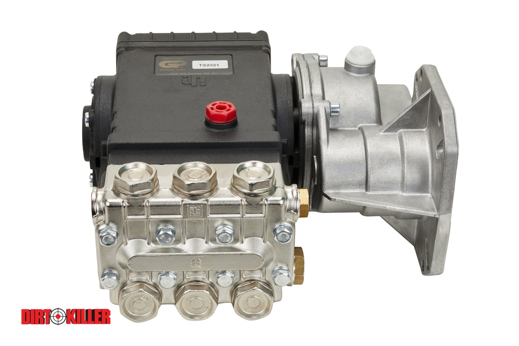 [6600155] Gear Driven Pump Assembly General Pump TS2021 MAX 5.5GPM 3500PSI, Gearbox Fits 1" Shaft
