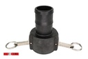  Poly Camlock 2" Type C Female Camlock x Barb