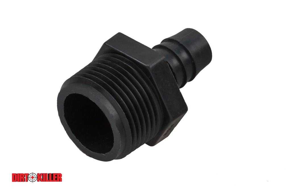 Poly Hose Barb Adapter 3/4" MNPT x 1/2"Barb | Industrial grade