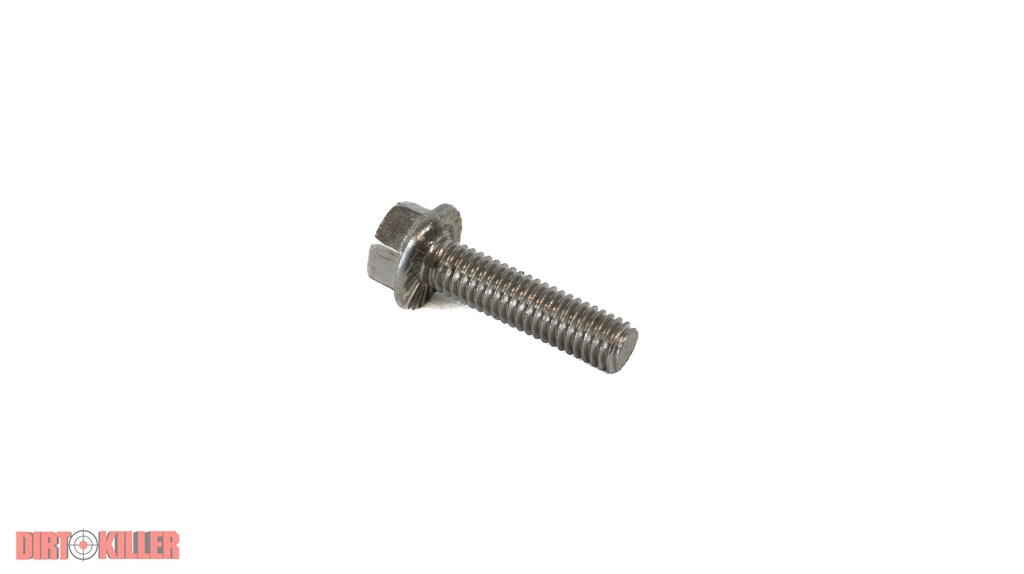  Serrated Hex Flange Bolt  3/8"-16 x 1.5" Long  SS