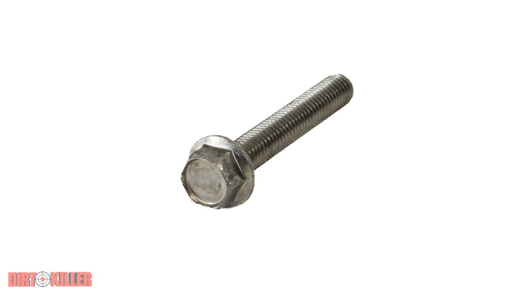  Serrated Hex Flange Bolt  3/8"-16 x 2-1/2" Long  SS