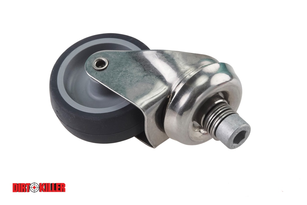 [9800068]  Silver Helix Surface Cleaner Caster