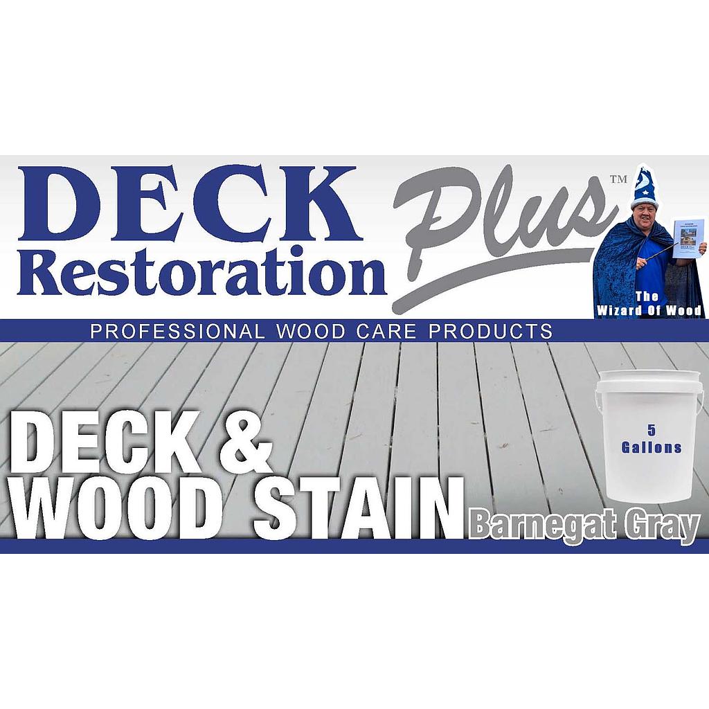 Deck Restoration Plus Barnegat Gray 5 Gallon Wood Stain