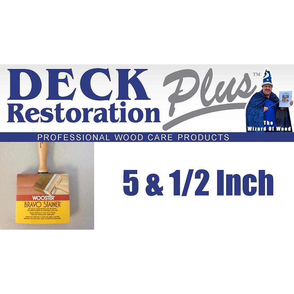 [8100538]  Deck Restoration Plus Stain Brush 5 inch