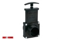  PVC Knife Valve 2" MNPT x FNPT