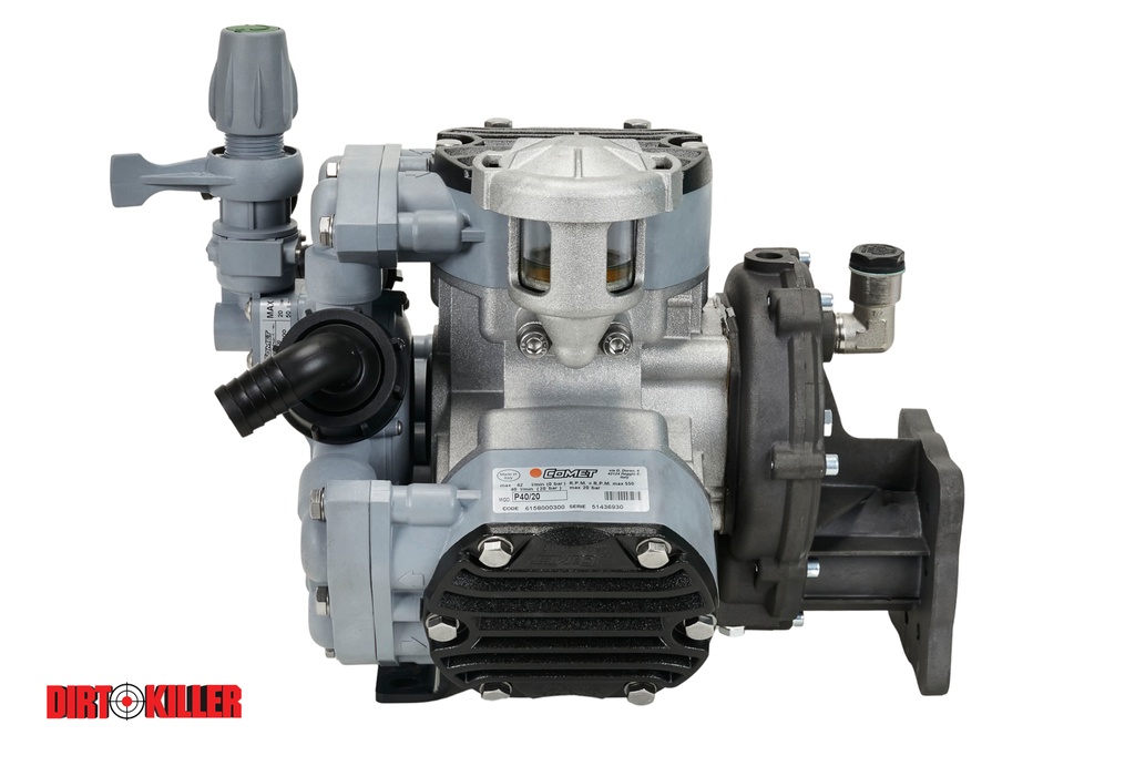  Comet Diaphragm Pump P40 11 GPM 330 PSI Gear Driven Pump Assembly