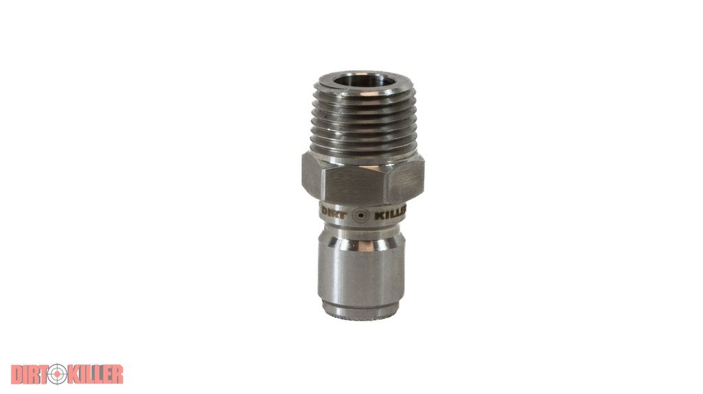 [5100051] 1/2" Stainless Steel Male Plug | Quick Disconnect