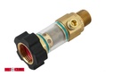 1/2" Clear Water Inlet Strainer With Bypass Ports | Pressure washer plumbing