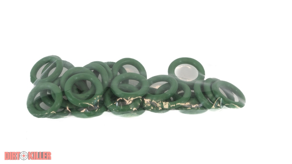  High Visibility 1/4" Viton O Ring - 25 Count Bags - (9MM x 2.65MM)