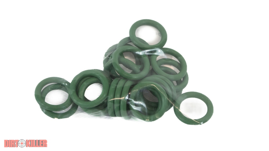  High Visibility 3/8" Viton O Ring - 25 Count Bags - (11MM x 2.5MM)