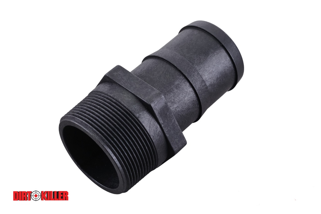 Poly Hose Barb Adapter 2" MNPT x 2" Hose Barb