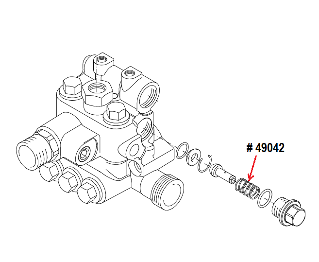 Kränzle Start-Up Relief Valve Spring (EZ Start)
