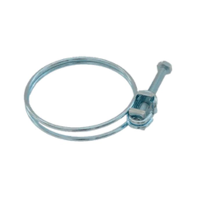 Depureco galavanized metal clamps - 180mm diameter