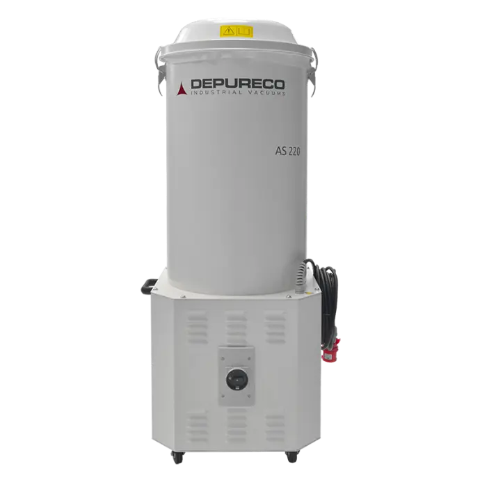 Depureco AS 220 vacuum for trims extraction from packaging machinery