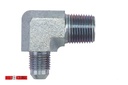  Steel JIC Adapter 90 degree  Elbow 3/8" MNPT x 1/2" Male JIC