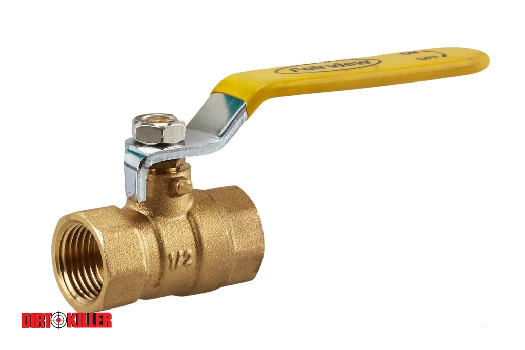  Brass Ball Valve 1/2" FNPT  600psi MAX