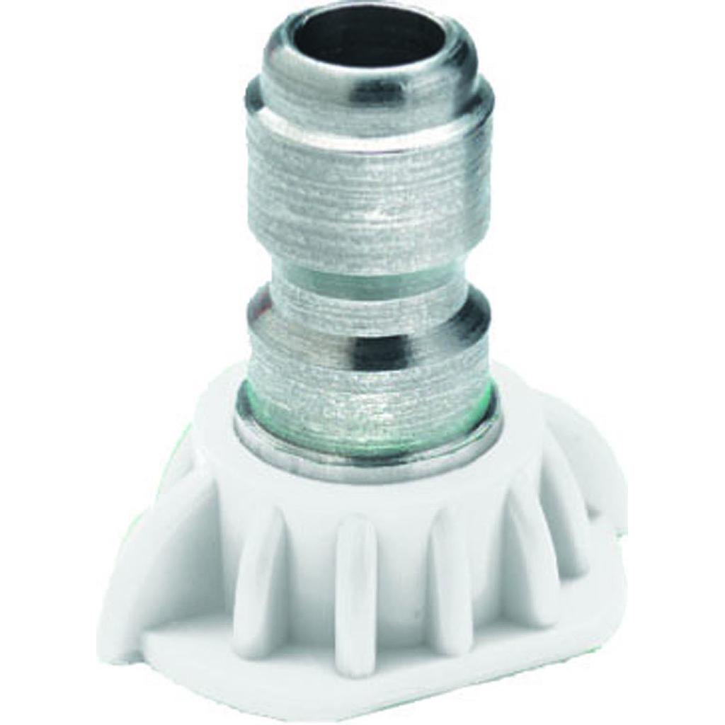 White Flat Tip Nozzle 5.5-40 degree Quick Connect