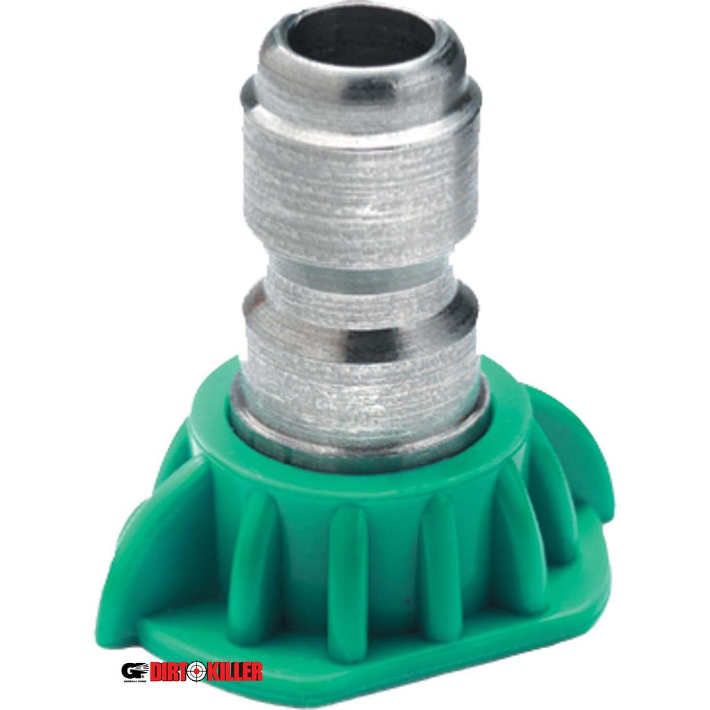  Green Flat Tip Nozzle 5.5-25 degree  Quick Connect