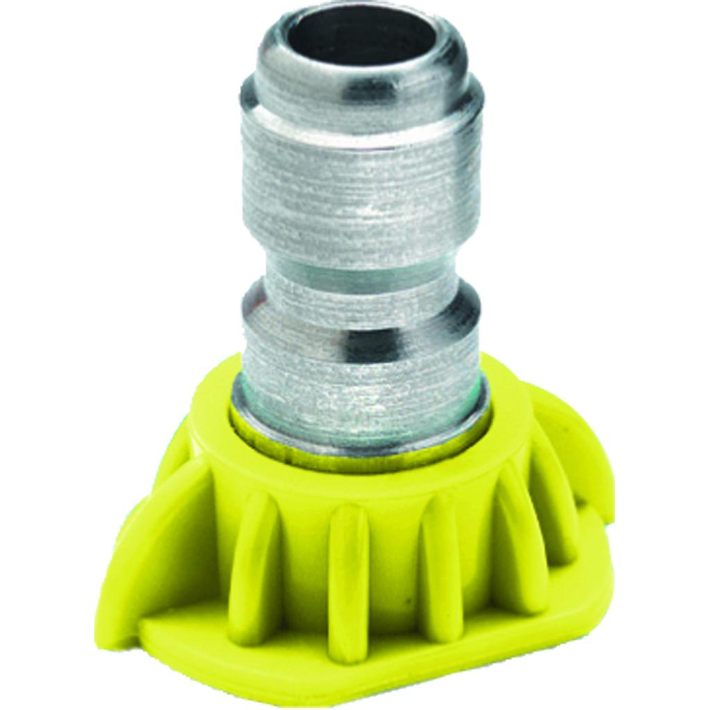 Yellow Flat Tip Nozzle 3.5-15 degree  Quick Connect