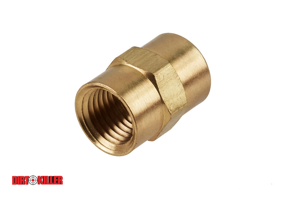  Brass Pipe Coupling 1/4" FNPT